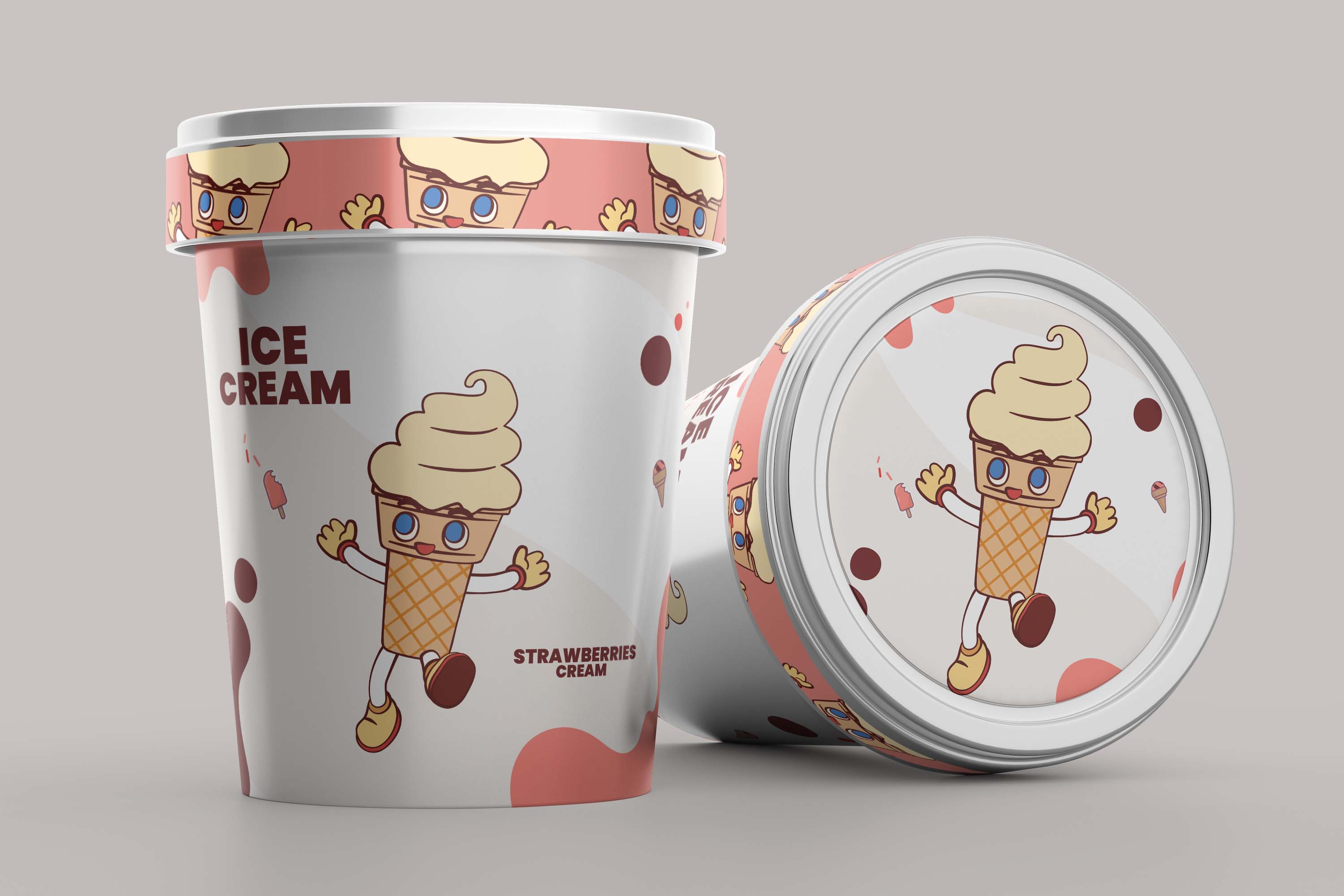 Ice cream deals packaging