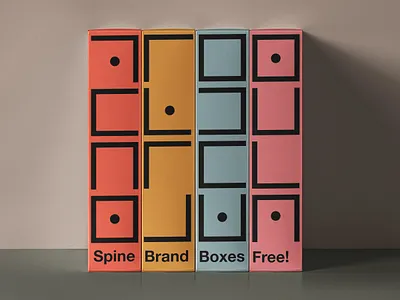 Free Boxes Psd Spine Packaging Mockup box mockup packaging mockup