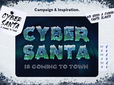 Cyber Santa CTF 2021 | HTB | Logo branding campaign christmas ctf cyber cybersecurity design graphic design hack the box hacking logo notes santa security snow theme ui xmas