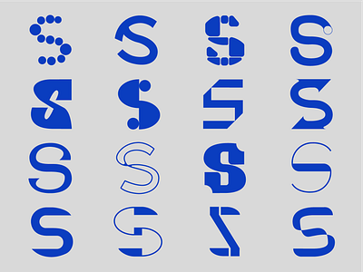 Letter S exploration 36 days of type branding design letter s logo letter s type letterform lettermark logo logomark logotype s logo s monogram typography