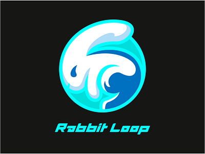 Rabbit Loop Logo Design design graphic design illustration logo vector