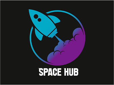 Space Hub Logo Design design graphic design illustration logo vector