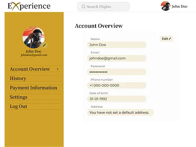 User profile DailyUI branding dailyui design graphic design logo ui ux