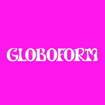 Globoform logo branding design logo typography vector