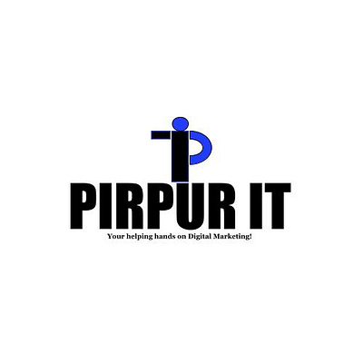 'Pirpur IT' Logo by Bakhtier Parvez branding design graphic design illustration logo minimal vector website