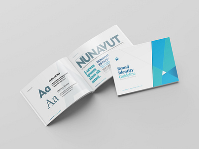 Nunavut Real Estate Brand Identity Guideline brand identity guide branding graphic design