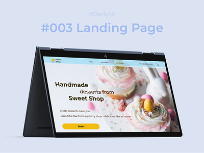 Landing Page (#DailyUI Challenge#3) dailyui design figma landingpage ui