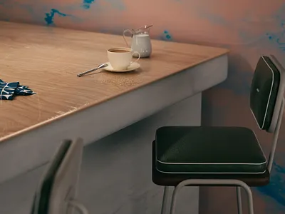 Diner 3d architecture archviz cinema4d diner greyscalegorilla interior design minimalist octane