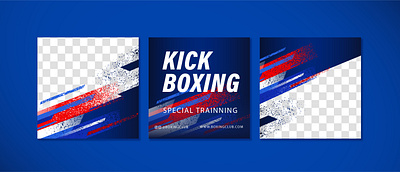 Kickboxing sport desing