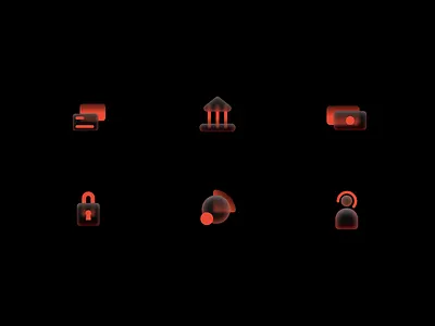 Bank Icons app bank branding construction design free graphic design green icons illustration logo print ui