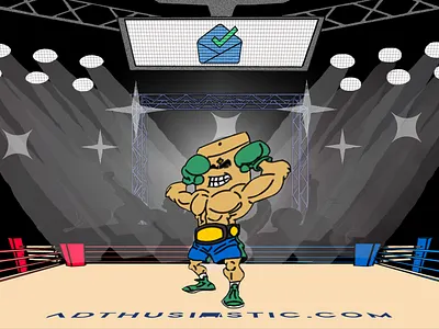 The Champion In-boxer branding design graphic design illustration ux