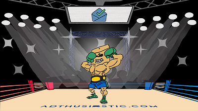 The Champion In-boxer branding design graphic design illustration ux