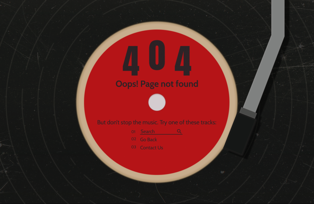 Daily UI: 404 Page 008 404 404 page daily ui daily ui 008 daily ui 404 page daily ui challenge daily ui challenge 008 dailyui dailyui008 dailyuichallenge dailyuichallenge008 design graphic design record ui vintage