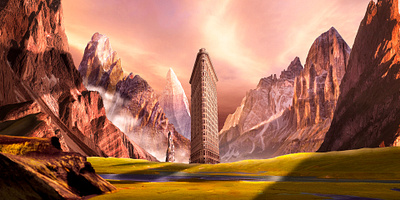 Hostile World 3d adobe adobe photoshop design illustration matte painting photoshop