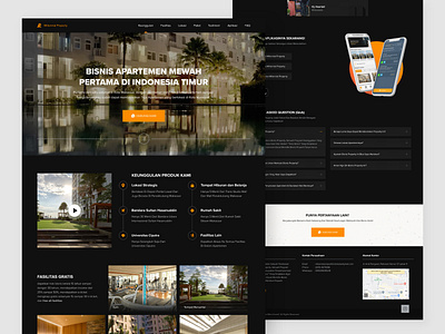 Hotel Business - Landing Page apartment design hotel landingpage reservation ui ux website