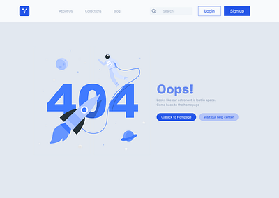 Error Page (Daily UI Challenge 08) dailyui design ui uiux ux