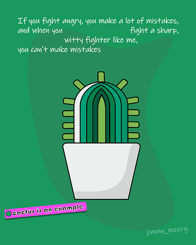 A Cup of Cactus graphic design illustration vector