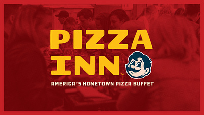 Pizza Inn Rebrand: Primary Logo americana branding buffet character design design graphic design logo restaurant