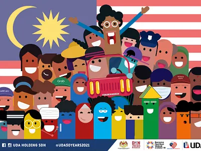 Doodles of Nationality design graphic design illustration vector