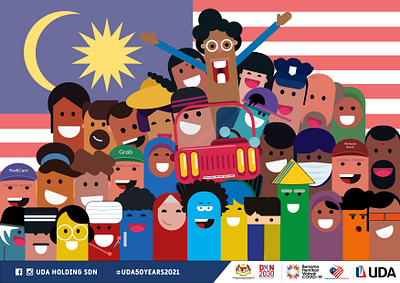 Doodles of Nationality design graphic design illustration vector