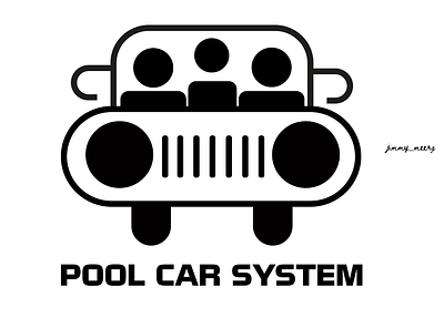 Logo for Car Pool System design graphic design illustration logo