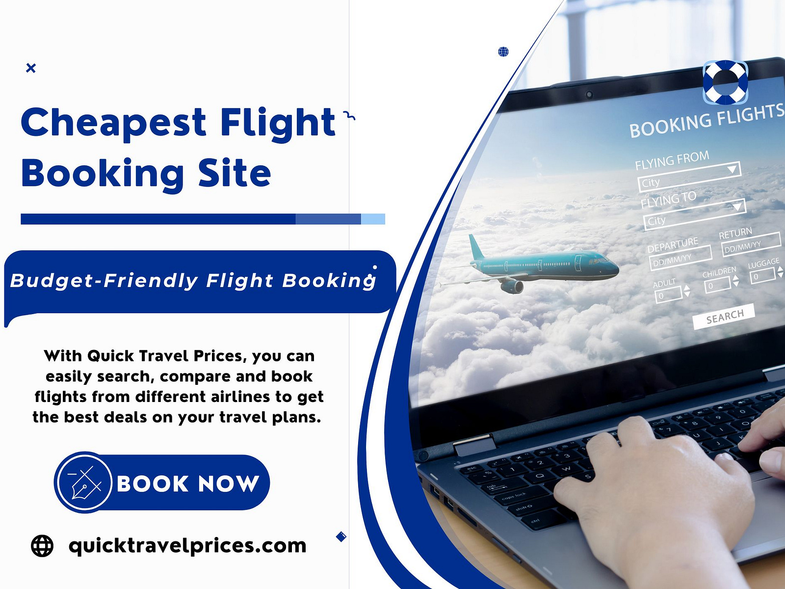 Cheapest Flight Booking Site by Quick Travel Prices on Dribbble
