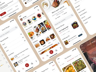 Grease App - A community for food enthusiasts app design classy cms crypto design elegant erp food app freelance illustration logo mobile app mobile ui modern product design recipe app recipes ui user experience vegan