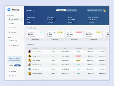 Admin Dashboard - Analytics dashboard design graphic design saas typography ui web design