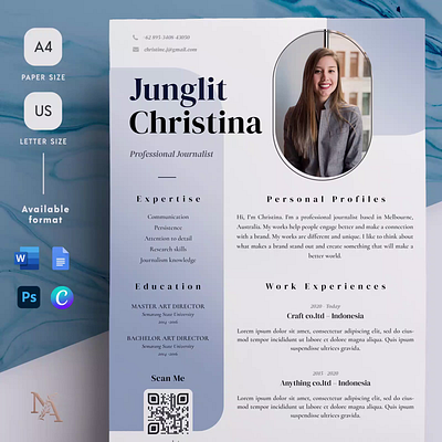 Modern Resume & Cover Letter Template Etsy 2023 animation beauty canva clean cv design download elegant executive free google docs inspiration minimalist modern professional resume template word
