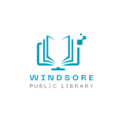 Windsore Public Library 3d branding graphic design logo logo 3d logo creating