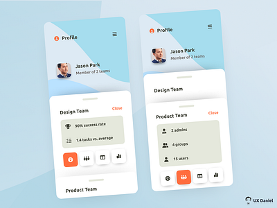 Daily UI #006: User Profile 006 app daily dailyui design interface profile smartphone ui user ux