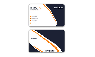 Business card design corporate