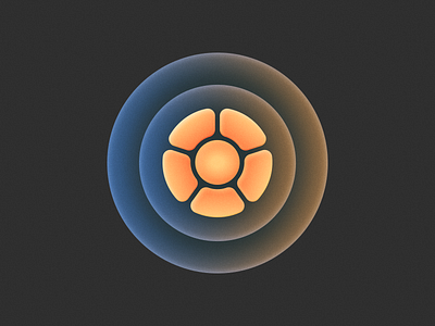 Orange flower! app brand branding design figma icon illustration ios ipados logo mac macos mobile product saas