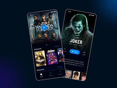 OTT Platform app design app ui digital media entertainment mobile app mobile design mobile ui multimedia ott platform streaming service ui design user experience user interface video on demand video streaming