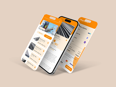 Fabnie - Steel & Construction Products App app branding constructionapp graphic design hyderabad ui