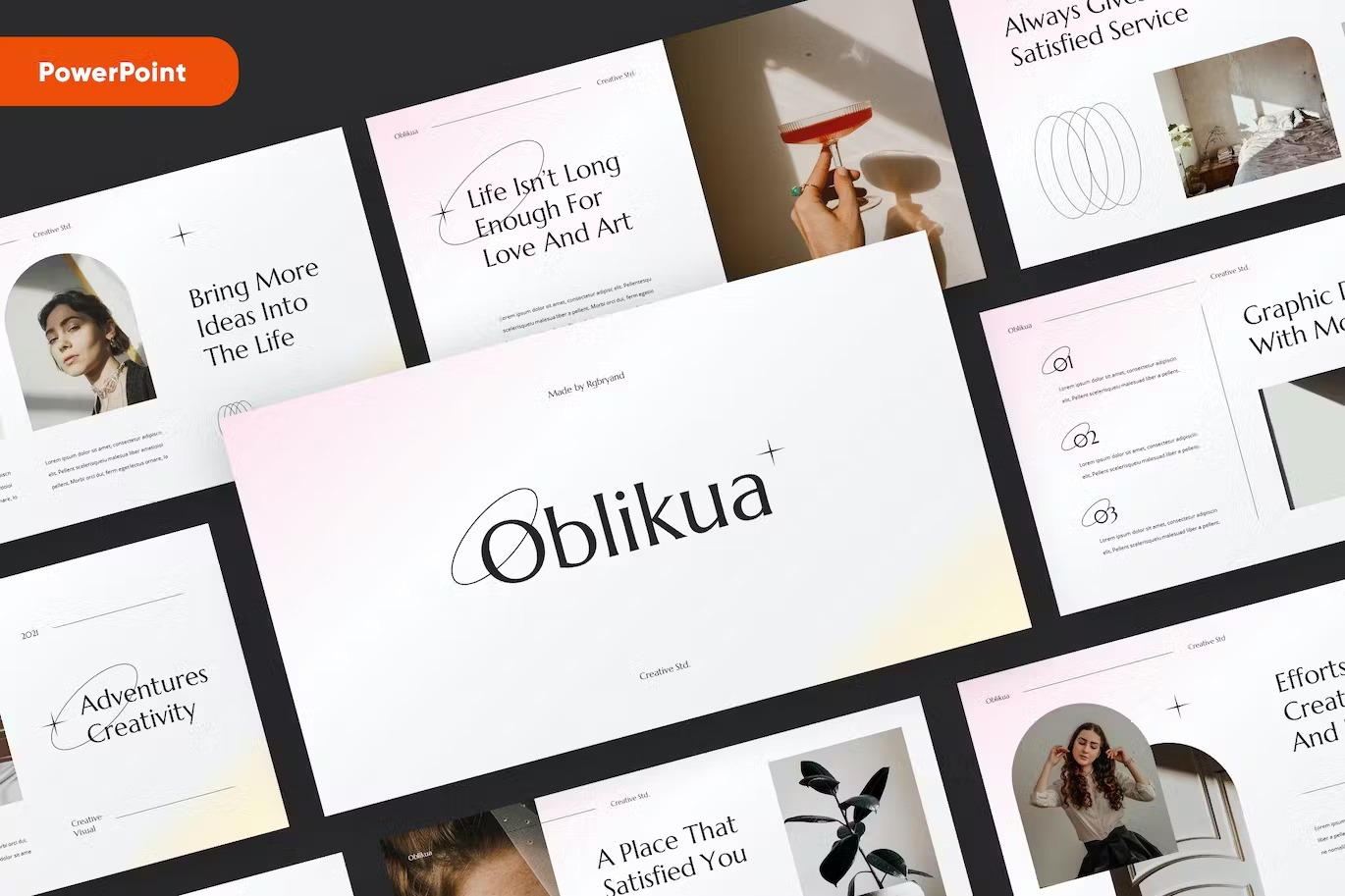 OBLIKUA - Creative Powerpoint Template abstract annual business clean corporate download google slides keynote pitch pitch deck powerpoint powerpoint template pptx presentation presentation template professional slides template ui web