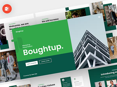 Boughtup - Marketing Powerpoint Template abstract annual business clean corporate download google slides keynote pitch pitch deck powerpoint powerpoint template pptx presentation presentation template professional slides template ui web