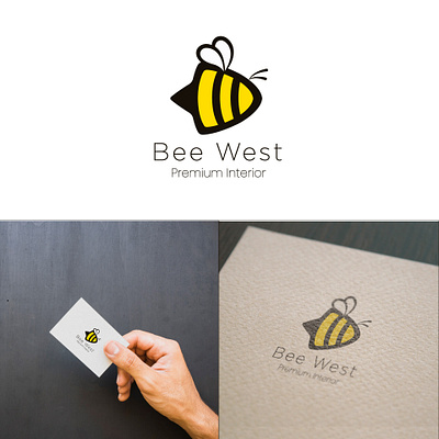 Bee West logo branding design graphic design illustration logo vector