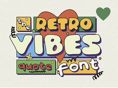 Retro Vibes. Quotable. Hand Drawn Font calligraphy display display font font font family fonts hand lettering handlettering lettering logo quotes sans serif sans serif font sans serif typeface script serif serif font type typeface typography