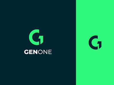 GENONE LOGO app logo branding design g logo g1 genone illustration logo logo design minimalist logo typography ui vector