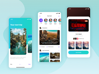 App Travel ui