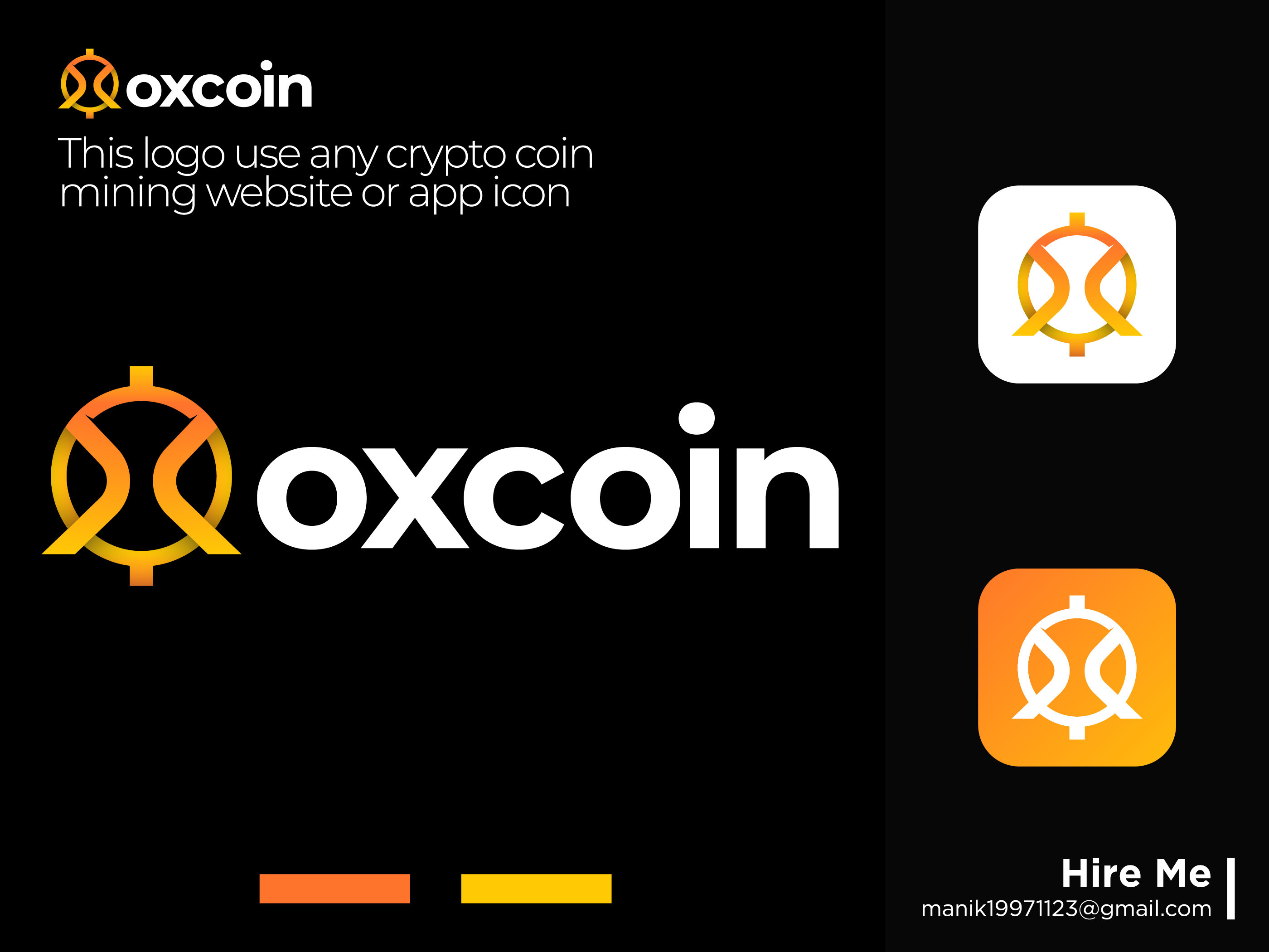 Crypto coin logo design - Unused (Ready For Sale) by Manik Khan on Dribbble