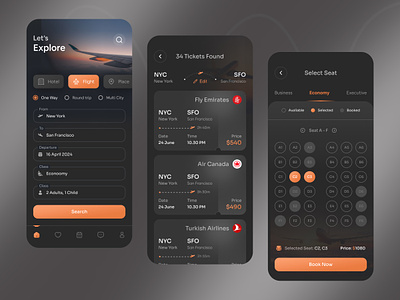 Flight Booking App android app app design booking app flight booking flight booking app hotel booking hotel booking app ios online booking app ticket booking app tour app travel app ui ux vacation app