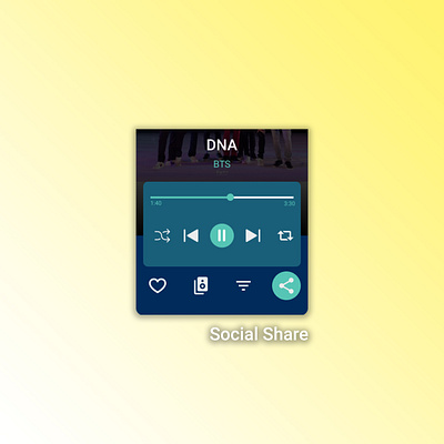 Daily UI Day 10 010 dailyui day10 design social share ui