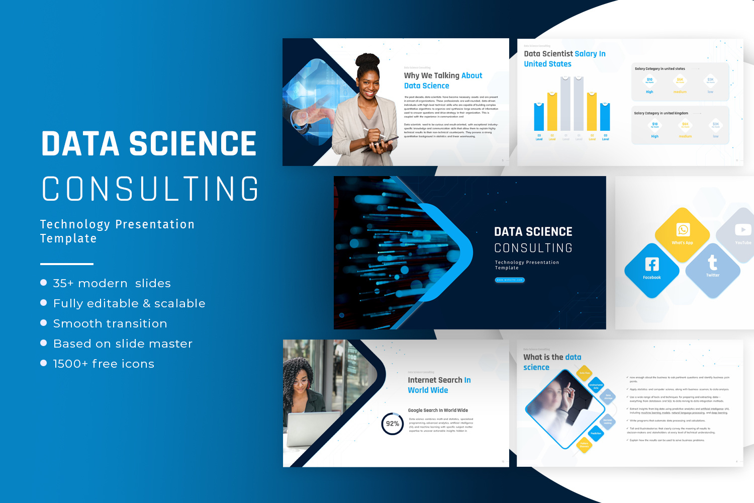 Data Science Consulting Technology Presentation by SlideStack on Dribbble