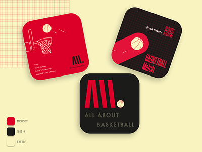 Case study - Branding for Basketball apps branding creative design designstudio graphic design illustration logo mobileresponsive rebranding redesign sports ui ux vector webdesign