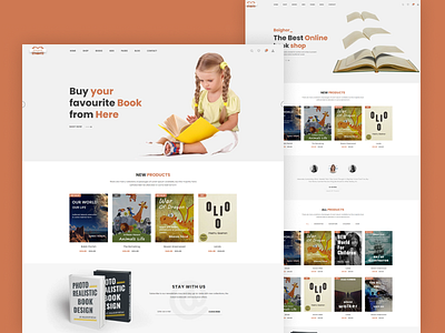 Books Store Library eCommerce Template - Boighor online library store