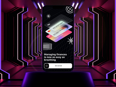 Banking App android animated animation app banking design fintech ios mobile mobile app mobile interface mobile ui money transfer motion motion design motion graphics online purrweb ui ux