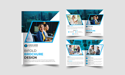 Creative Business Bifold Brochure Design bifold brochure bifold brochure design brand identity branding brochure design business brochure business post company profile corporate corporate brochure creative creative brochure design graphic design marketing brochure marketing design modern modern brochure professional