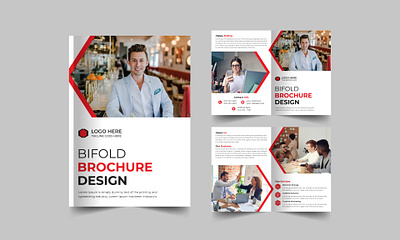 Professional Business Bifold Brochure Design bifold brochure bifold brochure design brand identity branding brochure design business brochure business post company profile corporate corporate brochure creative creative brochure design graphic design marketing brochure marketing design modern modern brochure professional